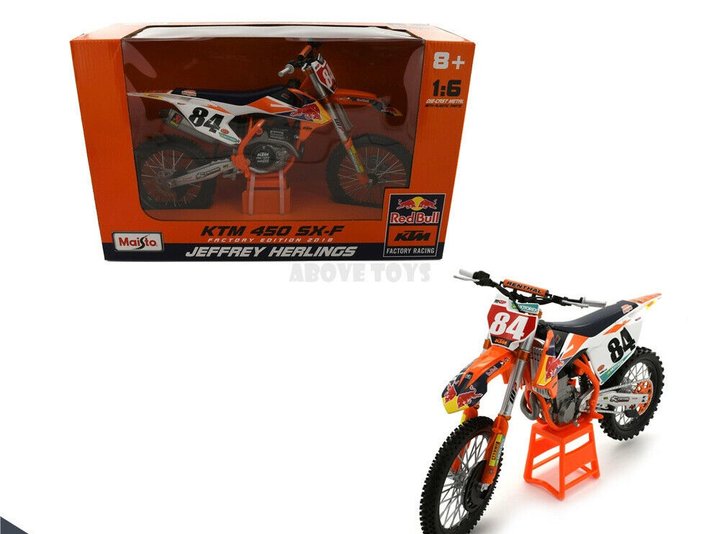 KTM large Motocross 1:6 Toy/ Model bike JEFFREY HERLINGS